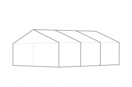 6 x 9 meter telt - ca. 32 til 52 personer