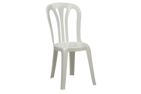 Plast Stabelstole (hvide)